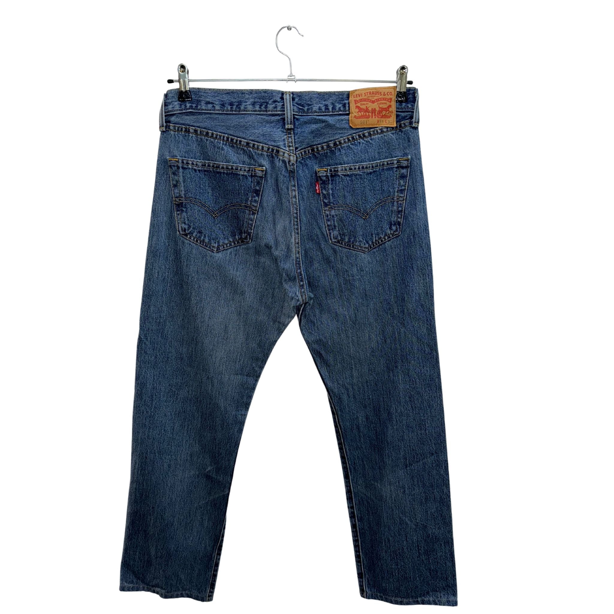 Levi’s 501 Jeans W33 L32 Blau